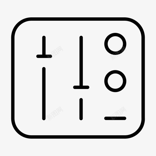 混音器均衡器启动板svg_新图网 https://ixintu.com 混音 均衡器 启动 音乐 音乐声 声音 音频 照片 视频