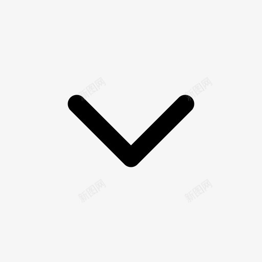 下拉列表ios菜单svg_新图网 https://ixintu.com 下拉 列表 菜单 单个 元素 实心