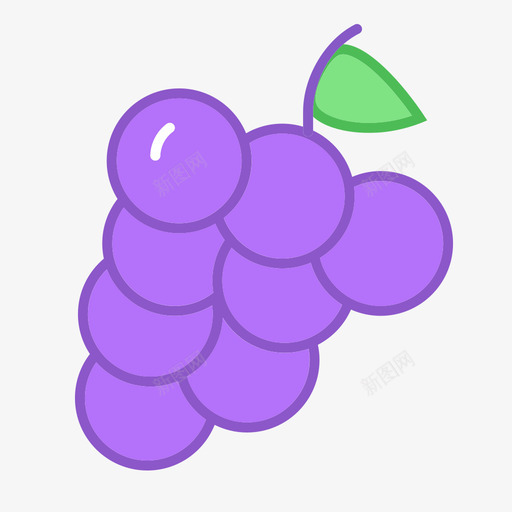生鲜葡萄svg_新图网 https://ixintu.com 生鲜 葡萄