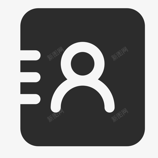 通讯录2svg_新图网 https://ixintu.com 通讯录