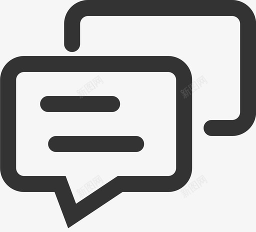 沟通iconsvg_新图网 https://ixintu.com 沟通