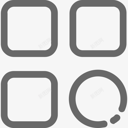 分类未点击状态svg_新图网 https://ixintu.com 分类 点击 状态
