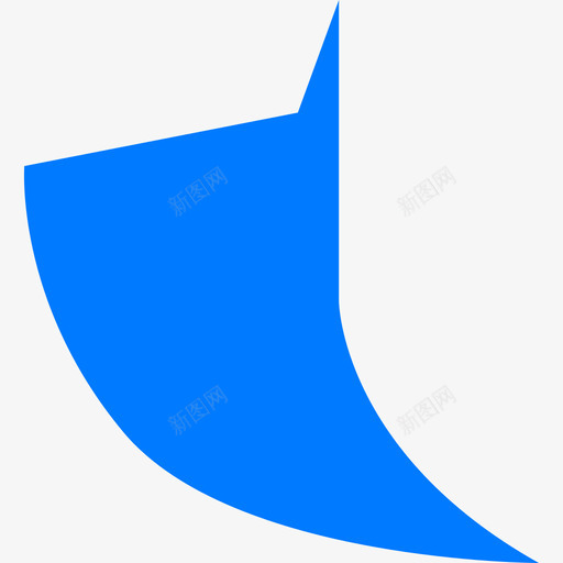蓝色尾巴svg_新图网 https://ixintu.com 蓝色 尾巴