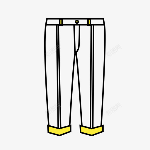 西裤svg_新图网 https://ixintu.com 西裤