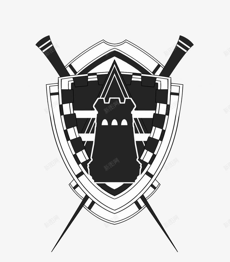 纹章枠3png免抠素材_新图网 https://ixintu.com 纹章