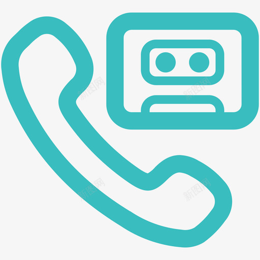 通话录音svg_新图网 https://ixintu.com 通话 录音