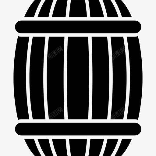 木水桶svg_新图网 https://ixintu.com 水桶 填充 单色