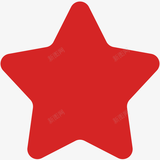 五角星红svg_新图网 https://ixintu.com 五角星