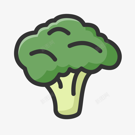 西蓝花svg_新图网 https://ixintu.com 蓝花