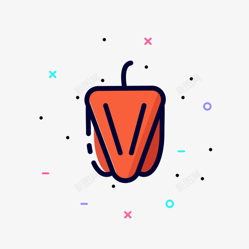 菜椒svg_新图网 https://ixintu.com 菜椒