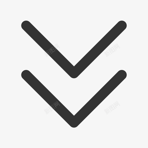 双上箭头01svg_新图网 https://ixintu.com 箭头