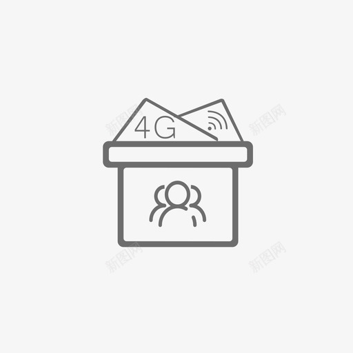 和4G集团套餐畅享版svg_新图网 https://ixintu.com 集团 套餐 畅享版