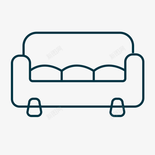 多人沙发svg_新图网 https://ixintu.com 多人 沙发