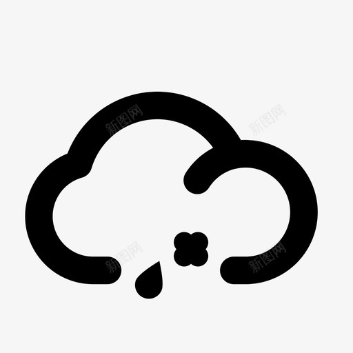 iconweather转曲07svg_新图网 https://ixintu.com 转曲