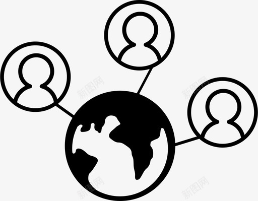 社交电商svg_新图网 https://ixintu.com 社交 电商