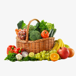 生鲜蔬菜蔬菜群体水果生鲜高清图片