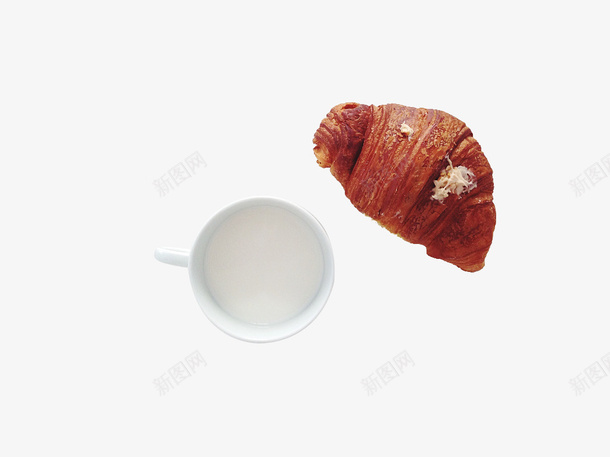 早餐面包牛奶png免抠素材_新图网 https://ixintu.com 面包 杯子 牛奶 场景