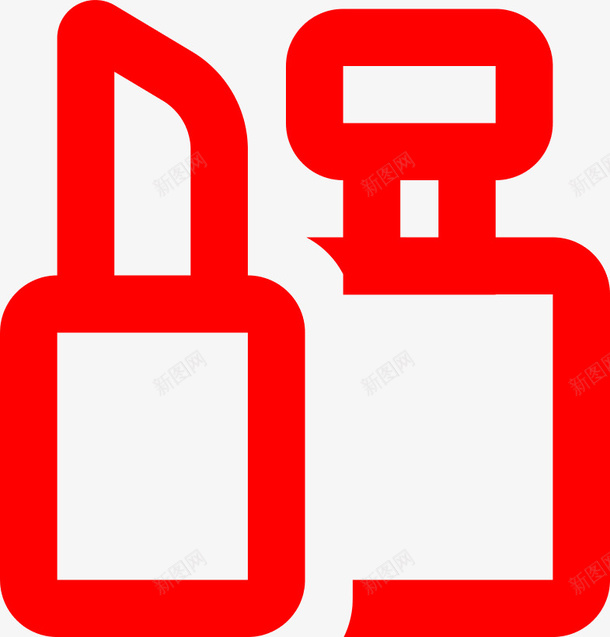 口红香水图标png_新图网 https://ixintu.com 口红 香水 图标 元素