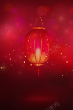 新年春节背景图手绘光效装饰背景