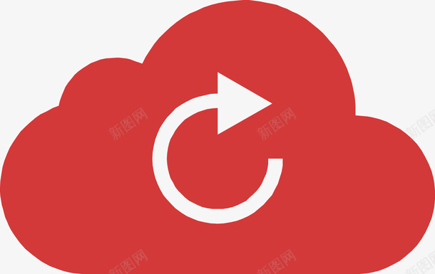 云朵云层箭头加载png_新图网 https://ixintu.com 云朵 云层 箭头 加载
