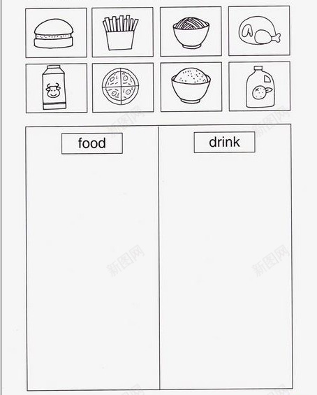 食物卡通简笔画png免抠素材_新图网 https://ixintu.com 食物 卡通 简笔画 分类