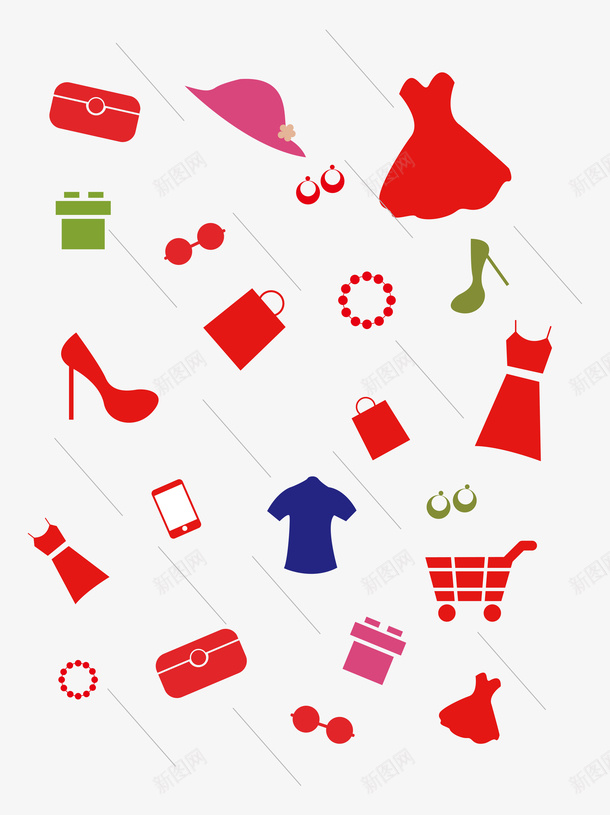 购物图标矢量素材衣服png免抠素材_新图网 https://ixintu.com 购物 图标 矢量 素材