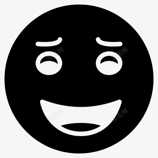 高兴表情符号脸svg_新图网 https://ixintu.com 表情 符号 高兴 快乐 笑脸 第一 一卷