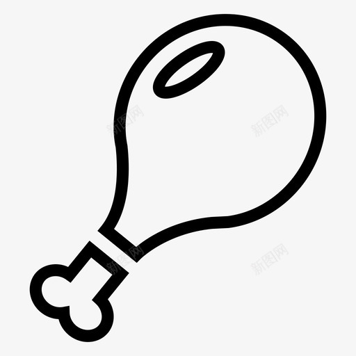 炸鸡鸡腿烤鸡svg_新图网 https://ixintu.com 炸鸡 鸡腿 烤鸡 脆皮