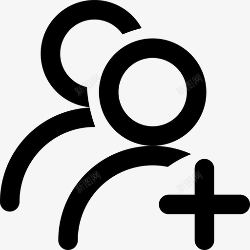 添加用户组svg_新图网 https://ixintu.com 添加 用户组