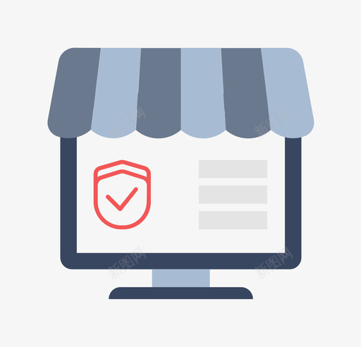 电商店铺svg_新图网 https://ixintu.com 电商 店铺