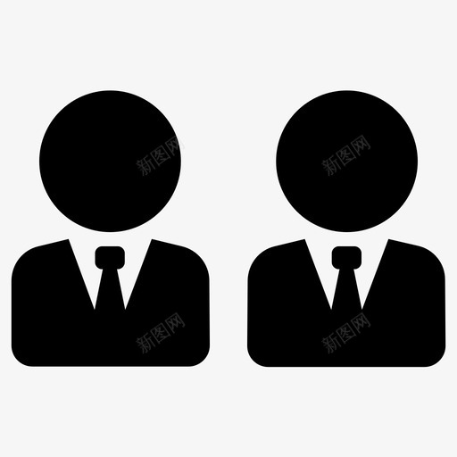 合伙人业务伙伴商人svg_新图网 https://ixintu.com 合伙人 业务 伙伴 商人 员工 工作