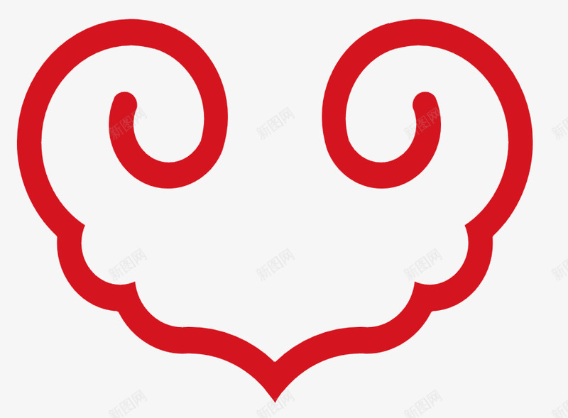 如意纹png免抠素材_新图网 https://ixintu.com 如意