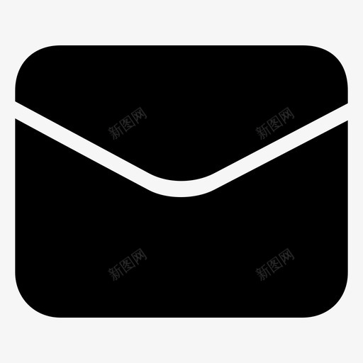 DXY消息选中svg_新图网 https://ixintu.com 消息 选中 填充 扁平 手绘 单色 简约 可爱 圆润 方正
