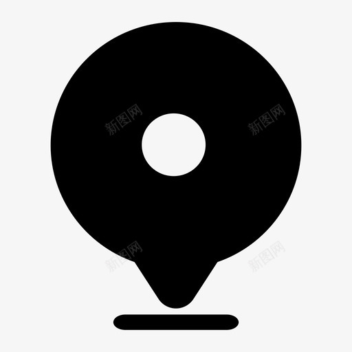地点svg_新图网 https://ixintu.com 地点 填充 纯色 简单