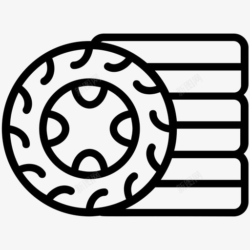 汽车车轮汽车橡胶轮胎svg_新图网 https://ixintu.com 汽车 车轮 橡胶 轮胎 汽车服务 线图 图标