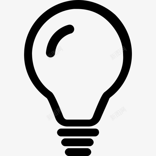912灯泡svg_新图网 https://ixintu.com 灯泡