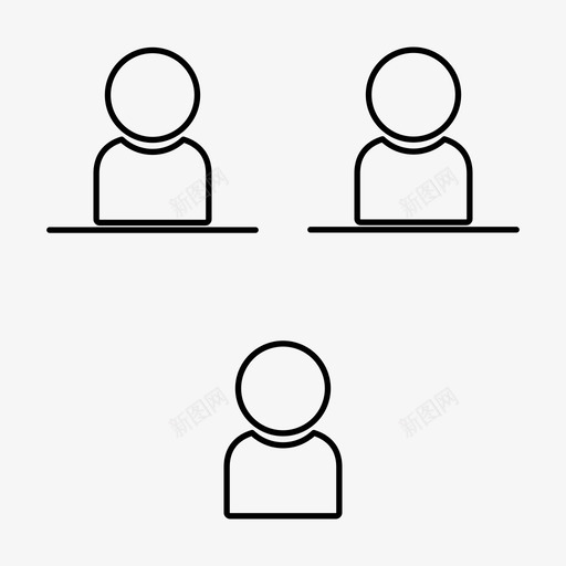 学习课堂课程svg_新图网 https://ixintu.com 学习 课堂 课程 学生 老师