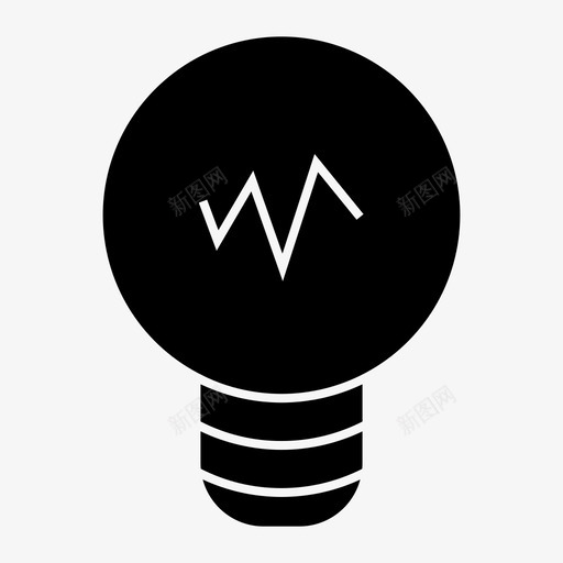 能源灯泡想法svg_新图网 https://ixintu.com 灯泡 能源 想法 便利设施