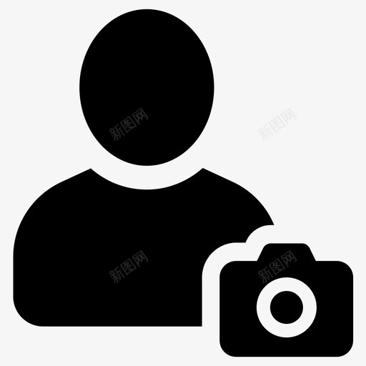 个人资料照相机摄影svg_新图网 https://ixintu.com 个人资料 照相机 摄影 照片 拍照 用户