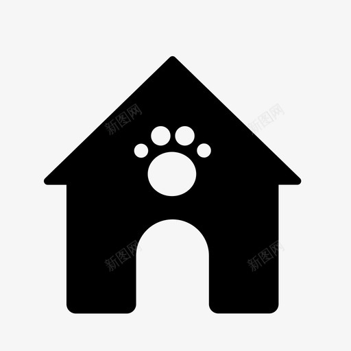 宠物之家狗狗屋svg_新图网 https://ixintu.com 宠物 宠物之家 之家 家狗 狗屋 庇护所
