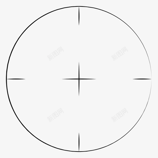 目标十字准星聚焦svg_新图网 https://ixintu.com 目标 十字 准星 聚焦 射击 手绘 游戏