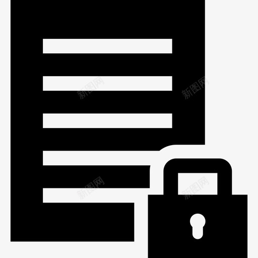 安全文档文件锁定svg_新图网 https://ixintu.com 安全 文档 文件 锁定 保护 网络安全