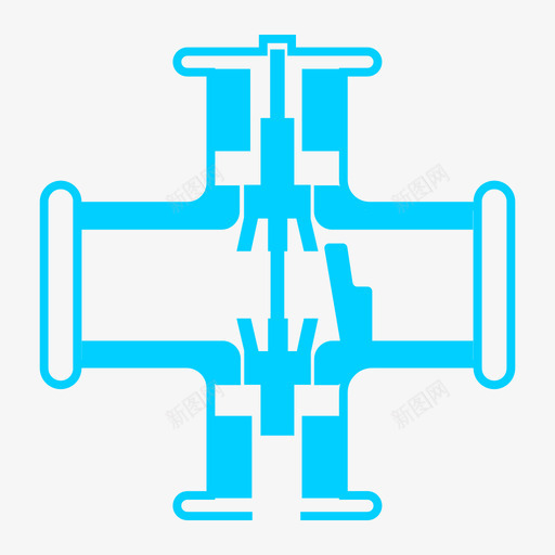 三通阀svg_新图网 https://ixintu.com 三通阀
