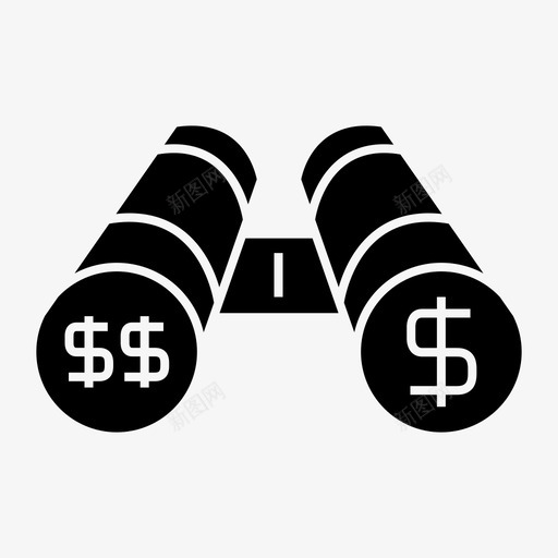 望远镜焦点金钱svg_新图网 https://ixintu.com 望远镜 焦点 金钱 计划 愿景 财务