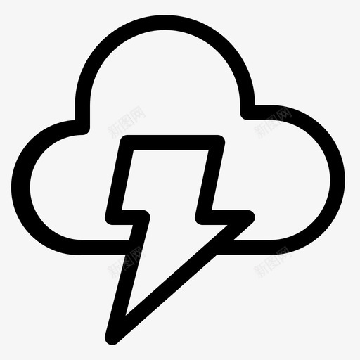 云雷预报天气svg_新图网 https://ixintu.com 天气 雷云雷 预报 普洛 乌伊