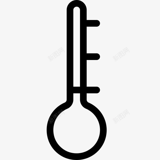 温度计设备测量svg_新图网 https://ixintu.com 温度计 设备 测量 可缩 缩放 温度 冬季 线图 图标