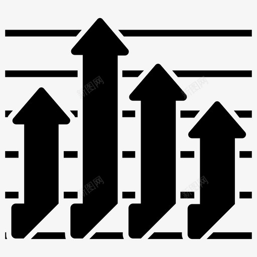 箭头信息图条形图图形表示svg_新图网 https://ixintu.com 箭头 信息 条形图 表示 图形 增加 统计 统计表 业务 数据 图表
