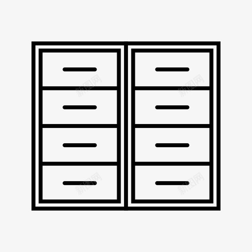 抽屉银行保险箱锁svg_新图网 https://ixintu.com 银行 抽屉 保险箱 锁条 黑色
