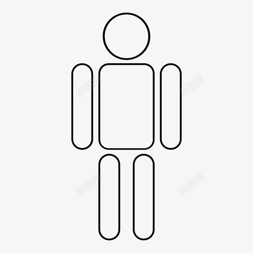 男体人svg_新图网 https://ixintu.com 男体 男人