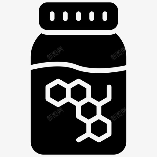 蜂蜜罐蜜罐蜂蜜储存svg_新图网 https://ixintu.com 蜂蜜 蜜罐 储存 有机 食品 养蜂 元素 雕文 图标